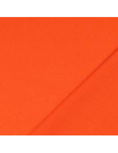 Tecido de algodão cretone liso - Laranja 2