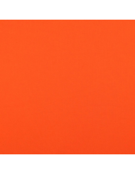 Tecido de algodão cretone liso - Laranja
