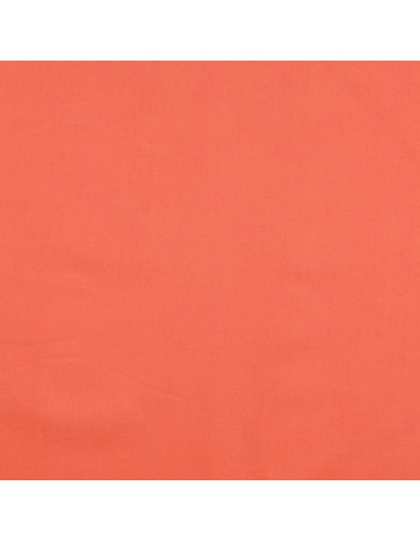 Tecido de algodão cretone liso - Laranja cenoura