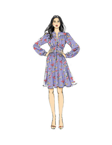 Molde de vestido - Vogue 9076