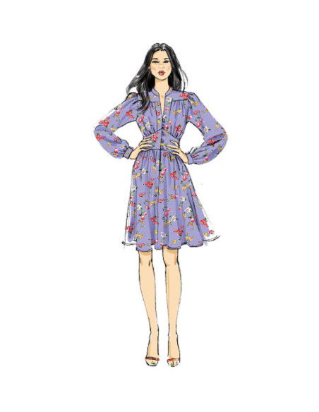 Molde de vestido - Vogue 9076