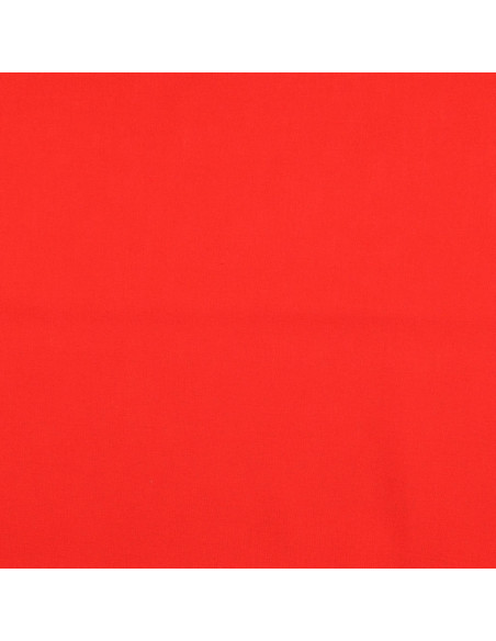 Tecido de algodão cretone liso - Vermelho