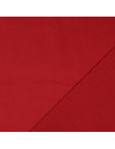 Tecido de algodão cretone liso - Vermelho escuro 2