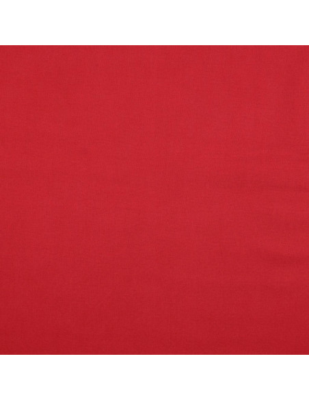 Tecido de algodão cretone liso - Vermelho escuro