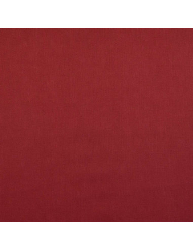 Tecido de algodão cretone liso - Cor de vinho