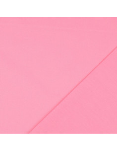 Tecido de algodão cretone liso - Rosa 2