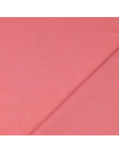 Tecido de algodão cretone liso - Coral 2