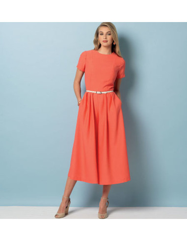 Molde de vestido e macacão - Vogue 9075