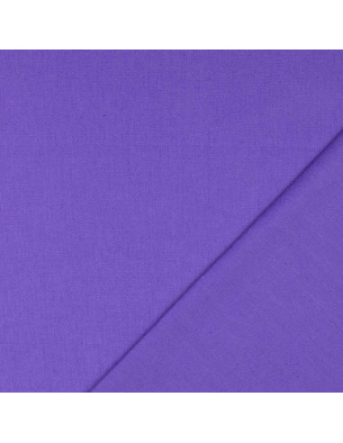 Tecido de algodão cretone liso - Violeta Ametista