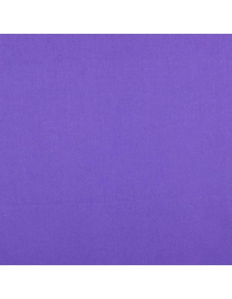 Tecido de algodão cretone liso - Violeta Ametista
