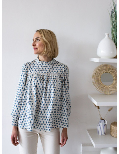 Padrão de vestido, blusa Victoire - Joli Lab