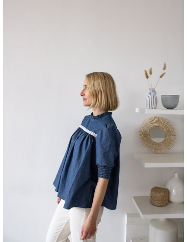 Padrão de vestido, blusa Victoire - Joli Lab