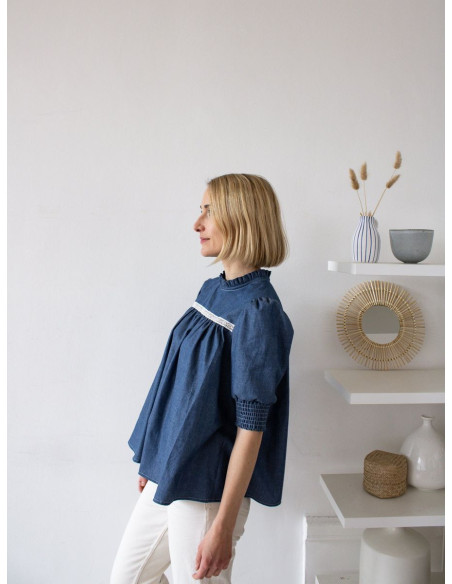 Padrão de vestido, blusa Victoire - Joli Lab