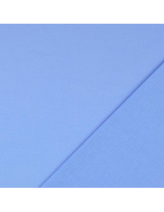 Tecido de algodão cretone liso - Azul carroça 2