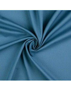 Tecido de algodão cretone liso - Azul acinzentado