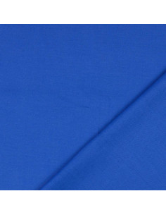 Tecido de algodão cretone liso - Azul royal 2