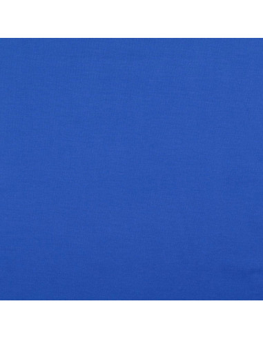 Tecido de algodão cretone liso - Azul royal