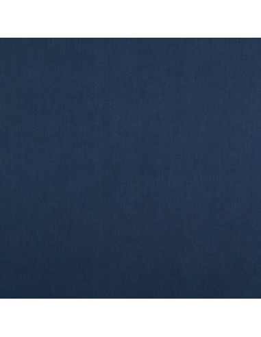 Tecido de algodão cretone liso - Azul marinho