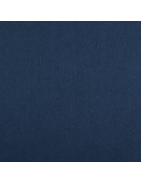 Tecido de algodão cretone liso - Azul marinho