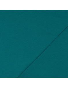 Tecido de algodão cretone liso - Azul petróleo 2