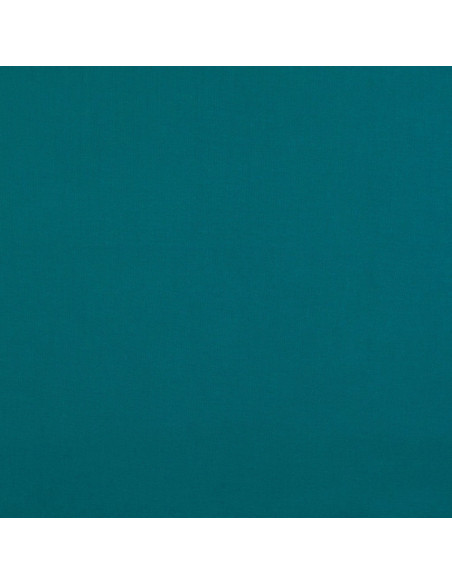 Tecido de algodão cretone liso - Azul petróleo