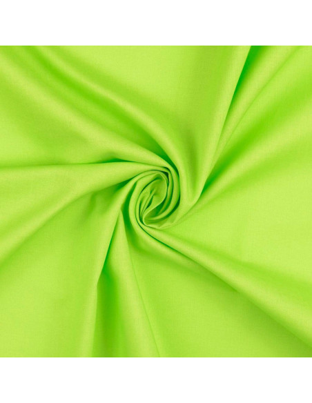 Tecido de algodão cretone liso - Verde maçã