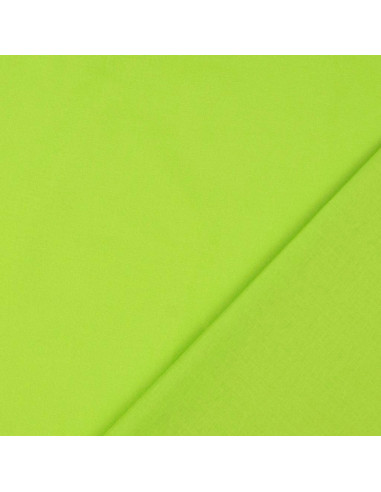Tecido de algodão cretone liso - Verde maçã