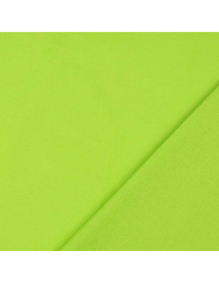 Tecido de algodão cretone liso - Verde maçã