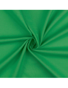 Tecido de algodão cretone liso - Verde erva
