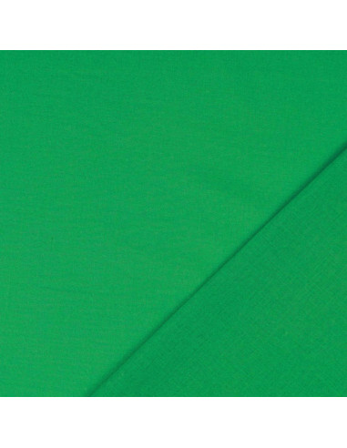Tecido de algodão cretone liso - Verde erva