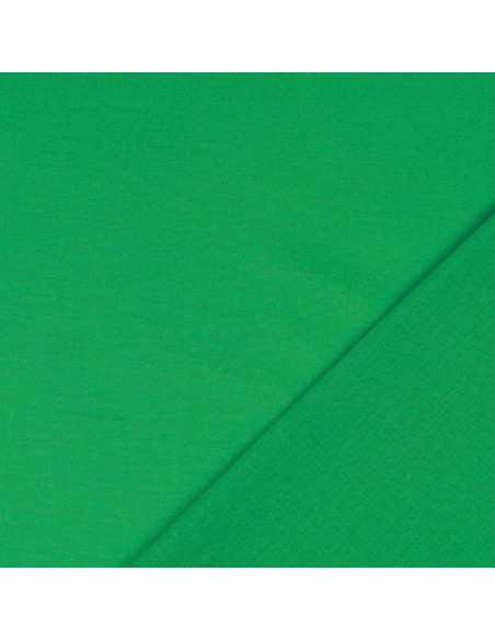 Tecido de algodão cretone liso - Verde erva