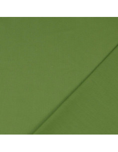 Tecido de algodão cretone liso - Verde oliva 2