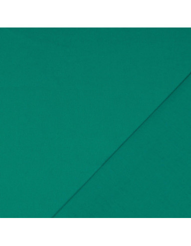 Tecido de algodão cretone liso - Verde jade