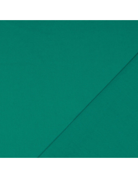 Tecido de algodão cretone liso - Verde jade