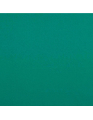 Tecido de algodão cretone liso - Verde jade