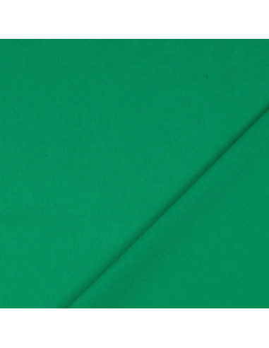 Tecido de algodão cretone liso - Verde