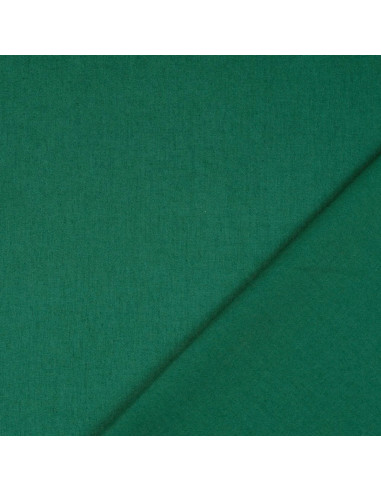 Tecido de algodão cretone liso - Verde escuro