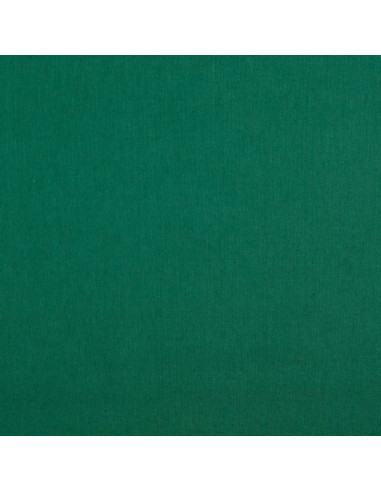 Tecido de algodão cretone liso - Verde escuro