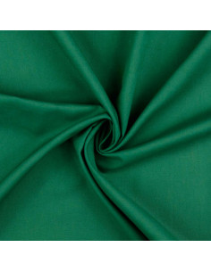 Tecido de algodão cretone liso - Verde abeto