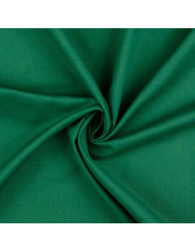 Tecido de algodão cretone liso - Verde abeto