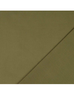 Tecido de algodão cretone liso - Verde militar 2