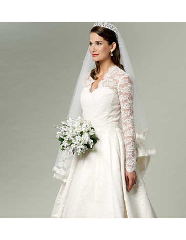 Molde de vestido de noiva - Butterick 5731