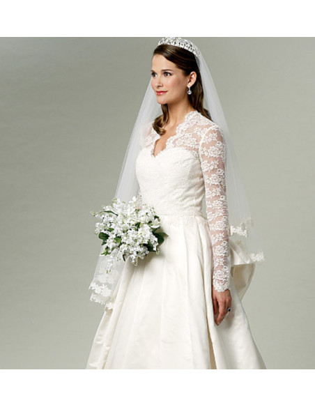 Molde de vestido de noiva - Butterick 5731
