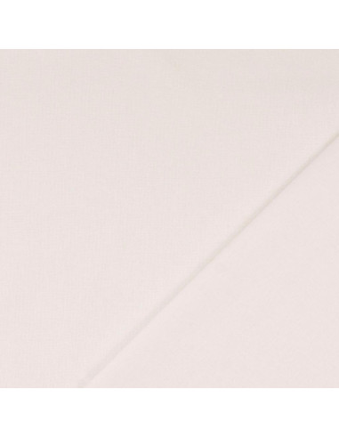 Tecido de algodão cretone liso - Branco