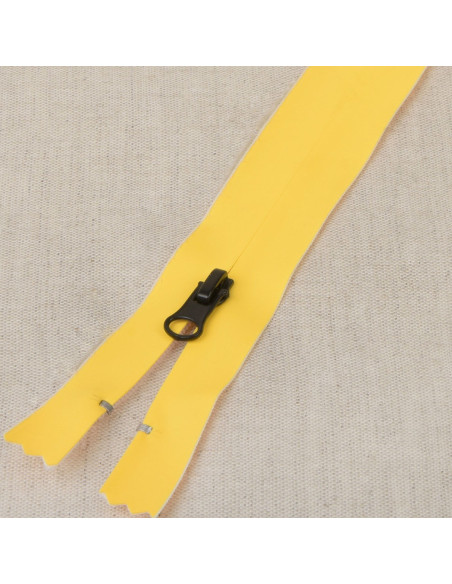 Fecho invisível impermeável 20 cm - Amarelo