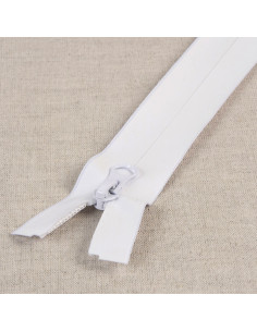 Fecho invisível impermeável destacável - Branco