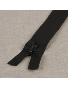 Fecho invisível impermeável destacável - Preto