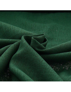 Tecido de linho viscose - Verde pinho