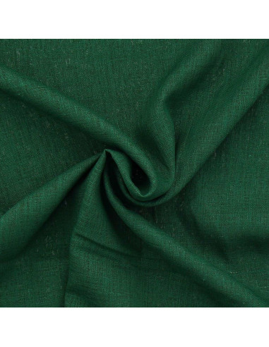Tecido de linho viscose - Verde pinho