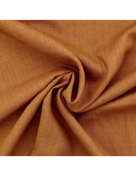 Tecido linho viscose - Amarelo indiano